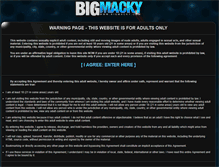 Tablet Screenshot of bigmacky.com